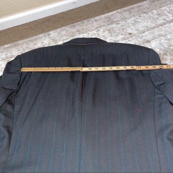 Buttega 100% wool milano coat Charcoal gray sports, blazer, suite jacket SZ 46" - Picture 6 of 12